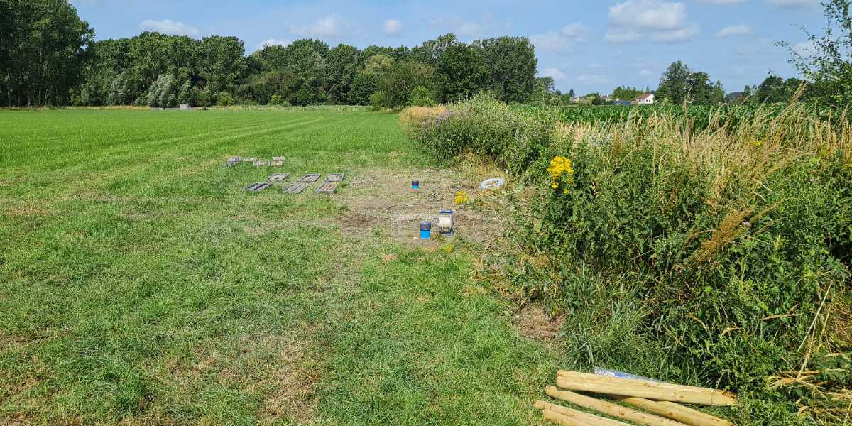 Installation of new groundwater flux monitoring wells